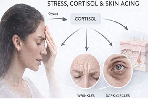 how stress is connected with skincare