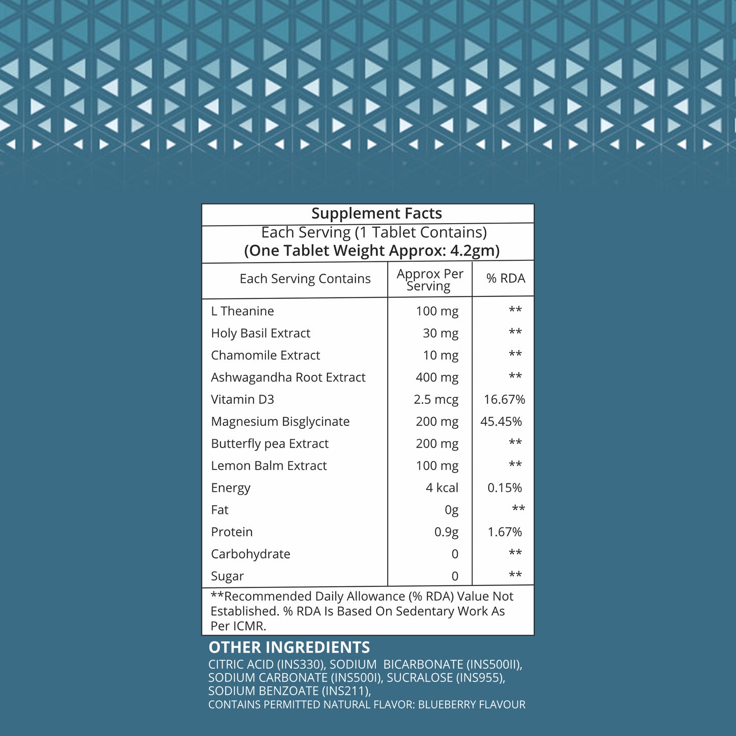 DE-STRESS EFFERVESCENT