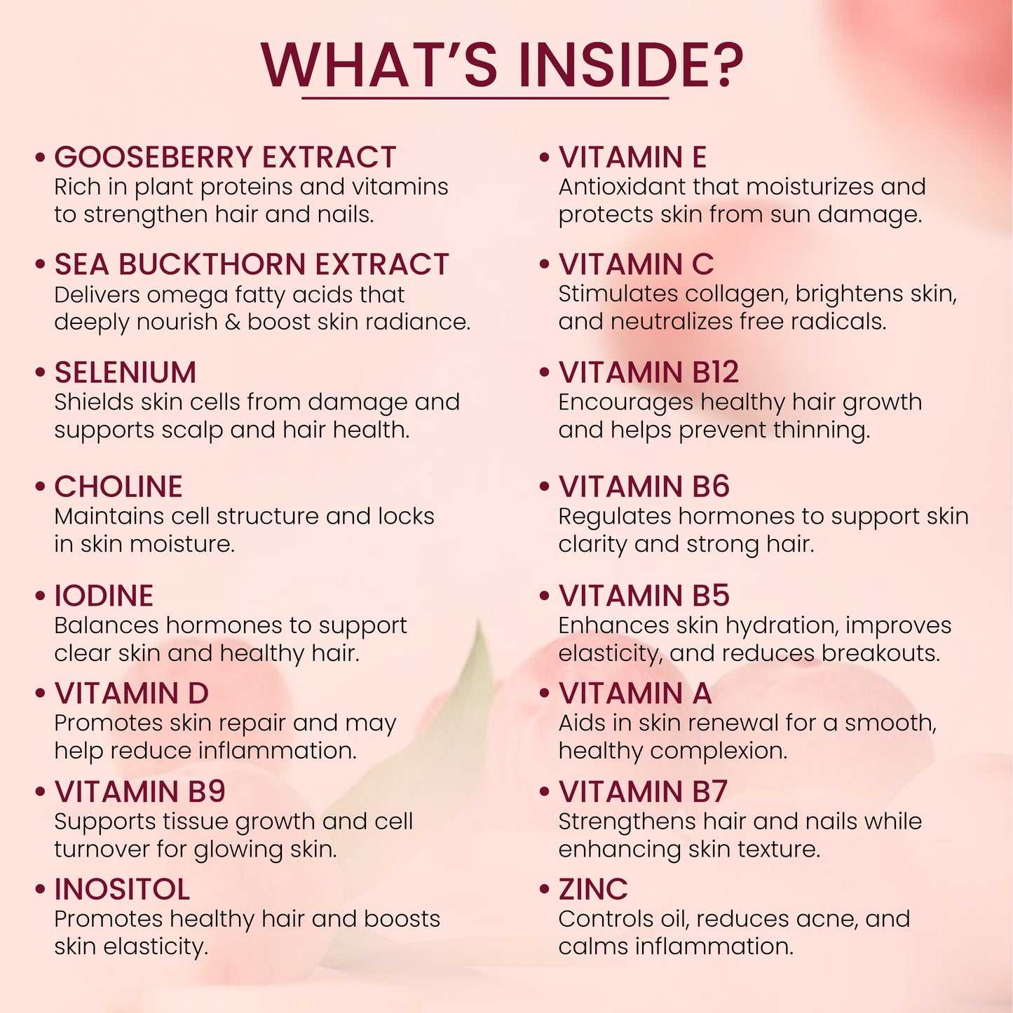 Skin, Hair & Nails Gummies
