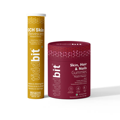 Skin, Hair & Nail Gummies + GCH Skin Tablets - Combo Pack