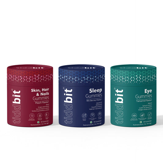 Skin, Hair & Nail  + Sleep  + Eye Gummies - Combo Pack